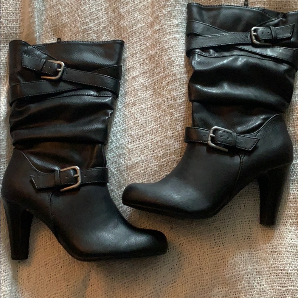 Black boots